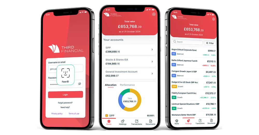 Third Financial mobile app